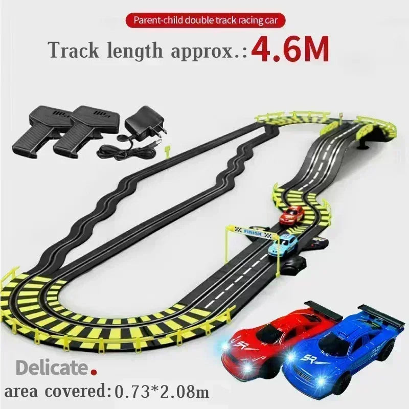 1 43 Scale Double Remote Control Slot Car Racing Set