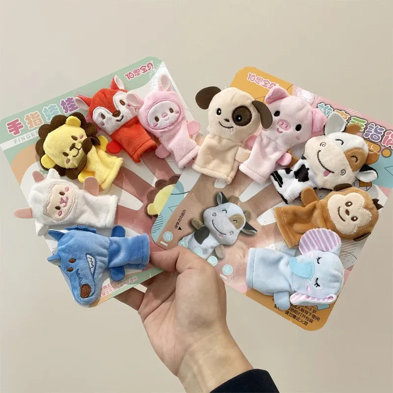 Animal Hand Puppets | Soft Plush | Classroom Storytelling | Preschool Kids
