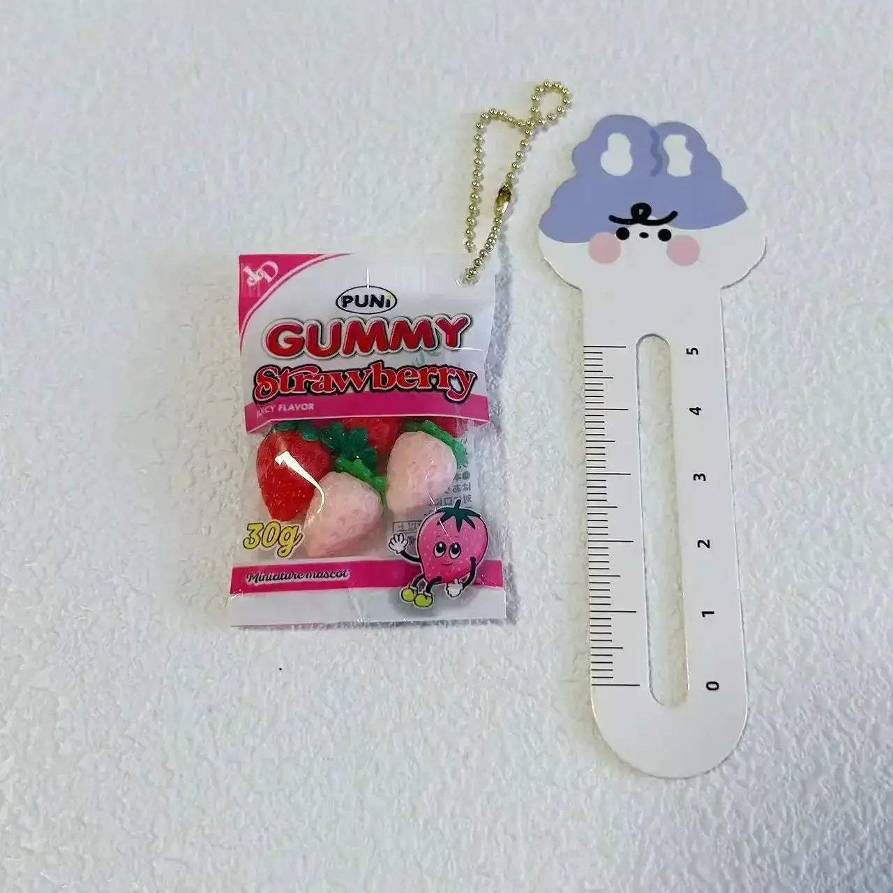Gummy Bear Bag Charm Squishy Toy Slow Rising Keychain Fidget - ToylandEU