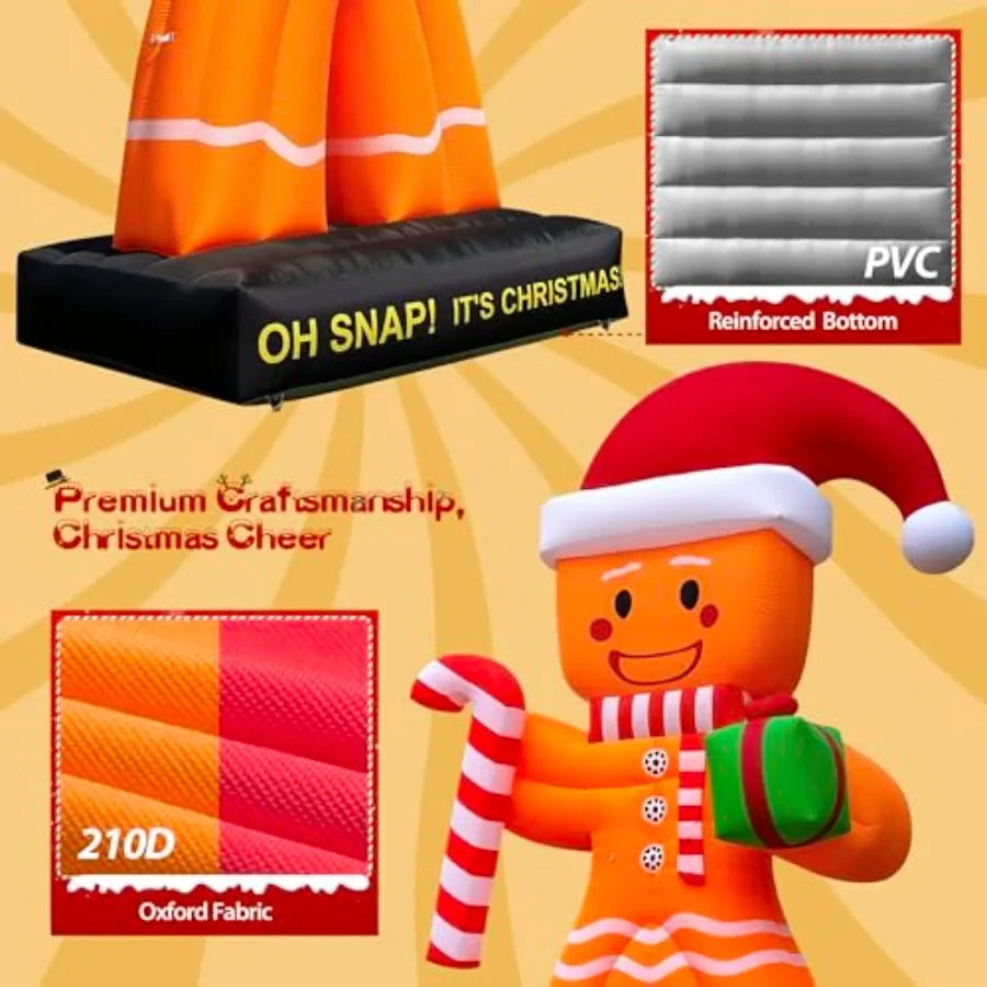 Giant Inflatable Christmas Decoration | 20 Feet | Heavy-Duty PVC | Outdoor