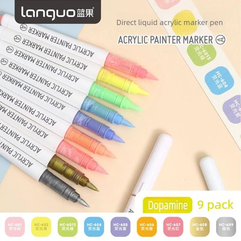 Acrylic Markers | Soft Brush Tip | Toylandeu™
