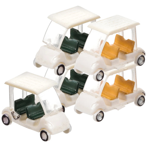 5 Miniature Resin Golf Cart Models with Realistic Details ToylandEU.com Toyland EU