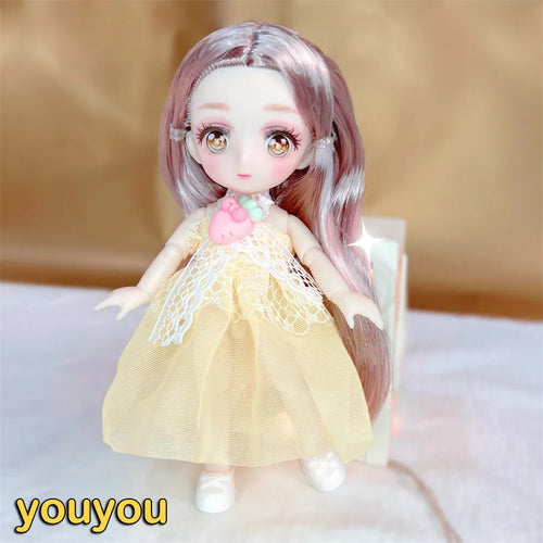 Anime Eye Naked Doll with Movable Joints and Shoes ToylandEU.com Toyland EU