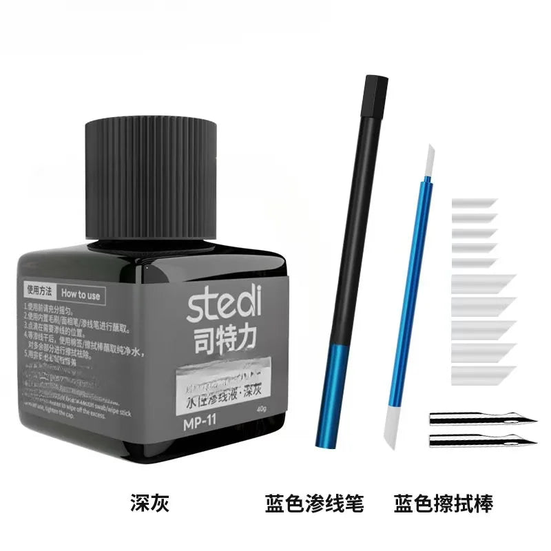 Fluorescent Panel Liner Paint | 40 g | Water-Based | With Tools