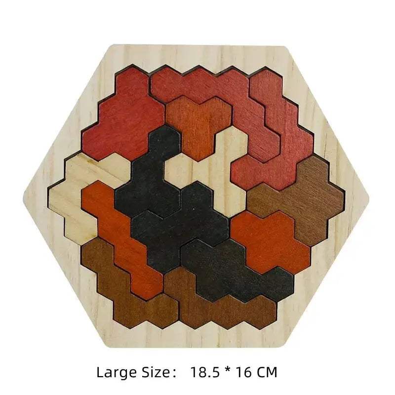 Wooden Tangram Puzzle Educational Toy Boosts Spatial Skills - ToylandEU