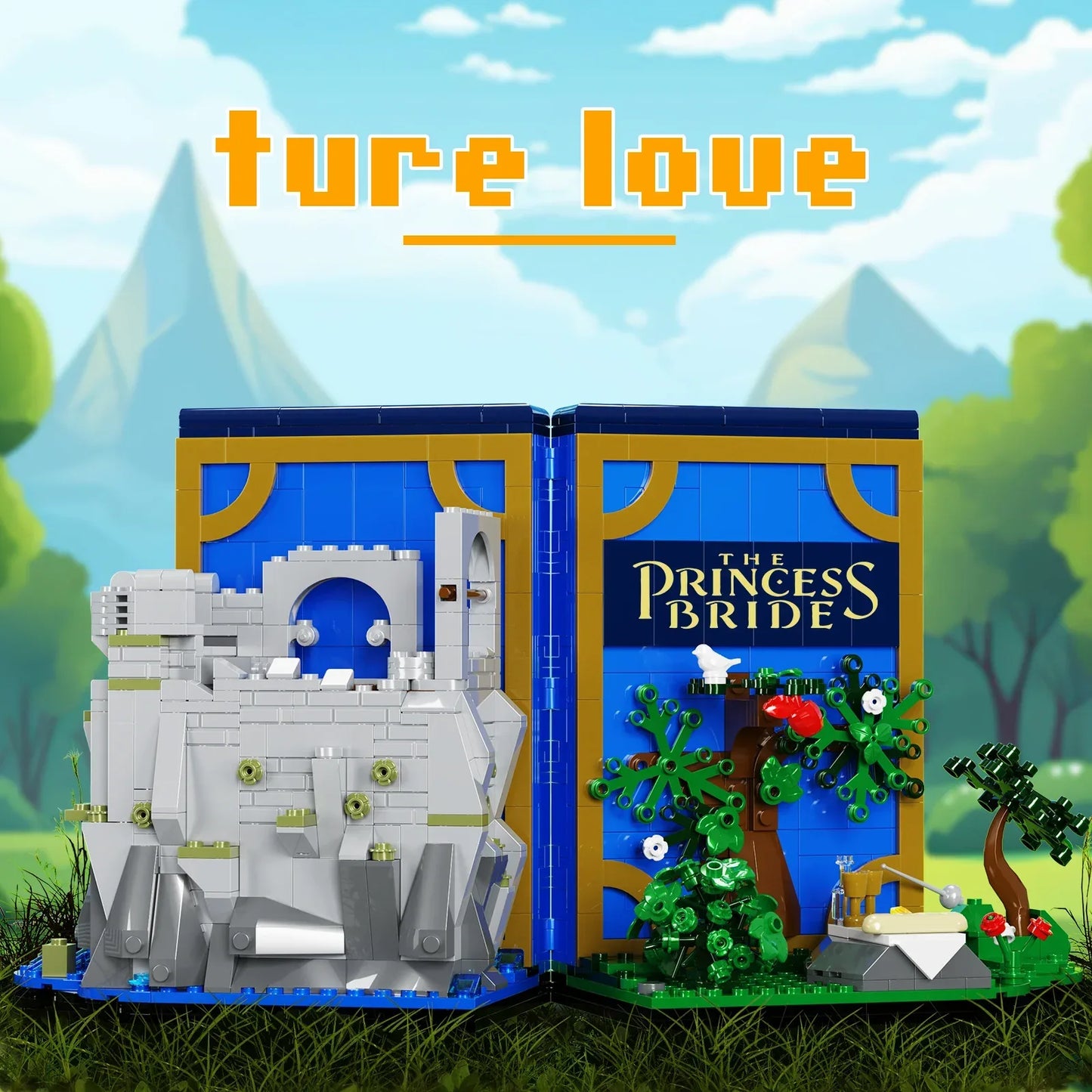 Princess Story Book Building Blocks Set Lego Compatible 3D Diorama - ToylandEU