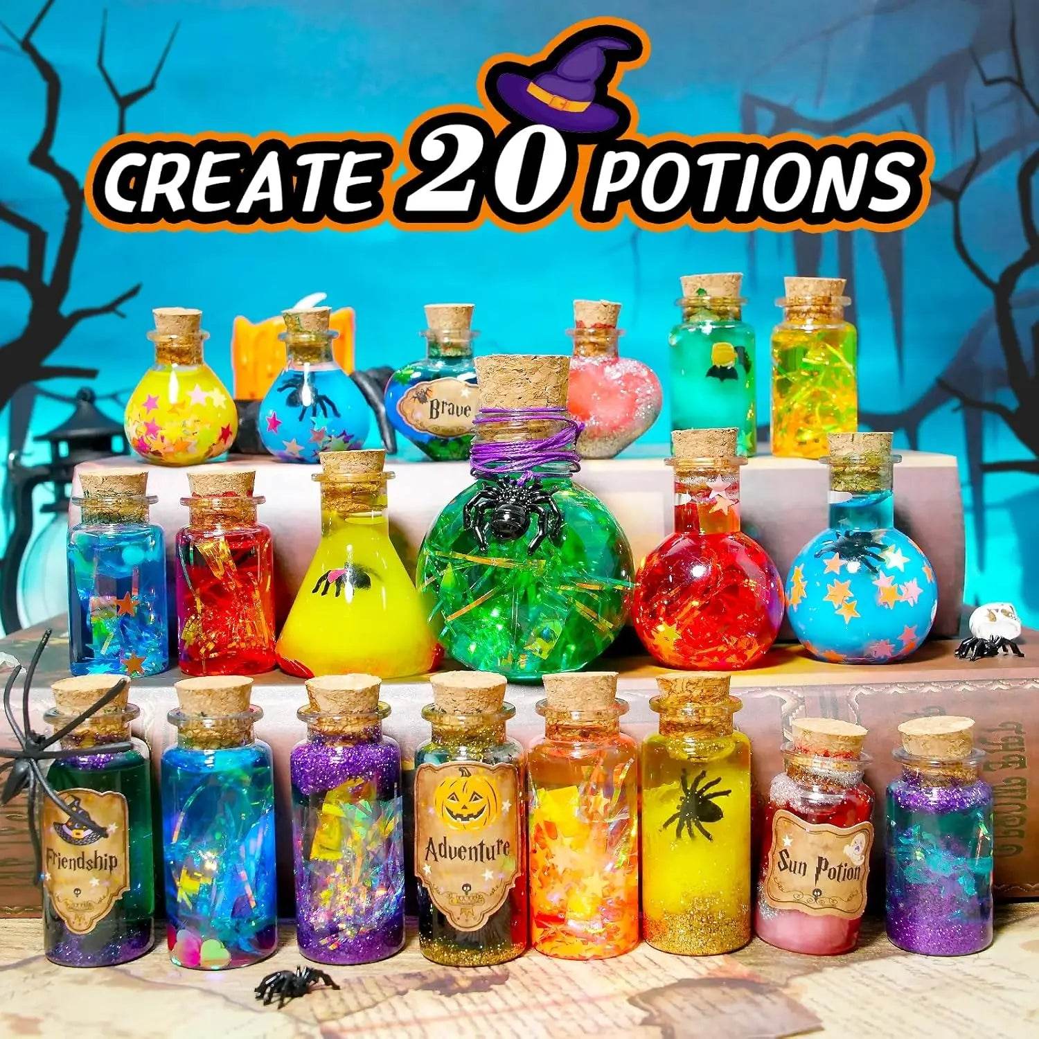 Fairy Magic Potions Kit Kids DIY Witch Glowing Spell Potion - ToylandEU
