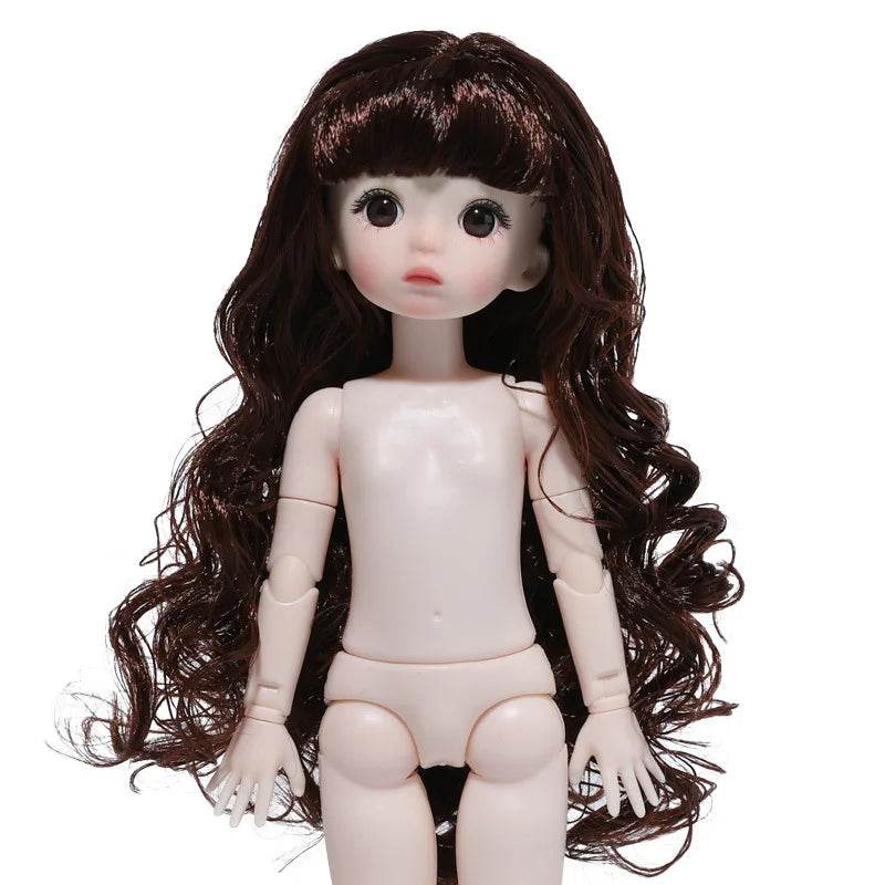 Dolls For Girls Ball Jointed Doll Toys Bjd 30cm Blue Eyes - ToylandEU