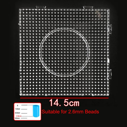 2.6mm DIY Perler Square Pegboard Fuse Beads Template ToylandEU.com Toyland EU