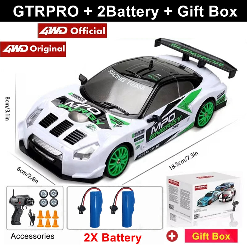 RC 4WD Remote Control Drift Car GTRPRO AE86PRO 1:24 Scale 4x4 Racing Truck - Perfect Gift for Kids and Adults