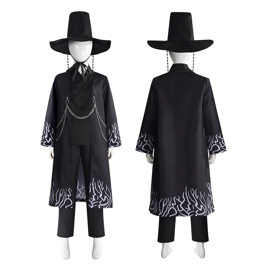 Cosplay Costume | Polyester Kimono Set | Unisex Halloween Outfit | Kids Adults