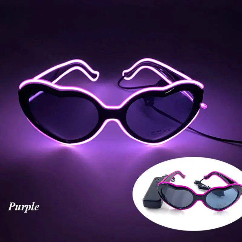 New Party Glasses Luminous Colorful LED Glasses Lighting Up Nightclub DJ Bar Music Dance Party Young Man Children Birthday Gift - ToylandEU