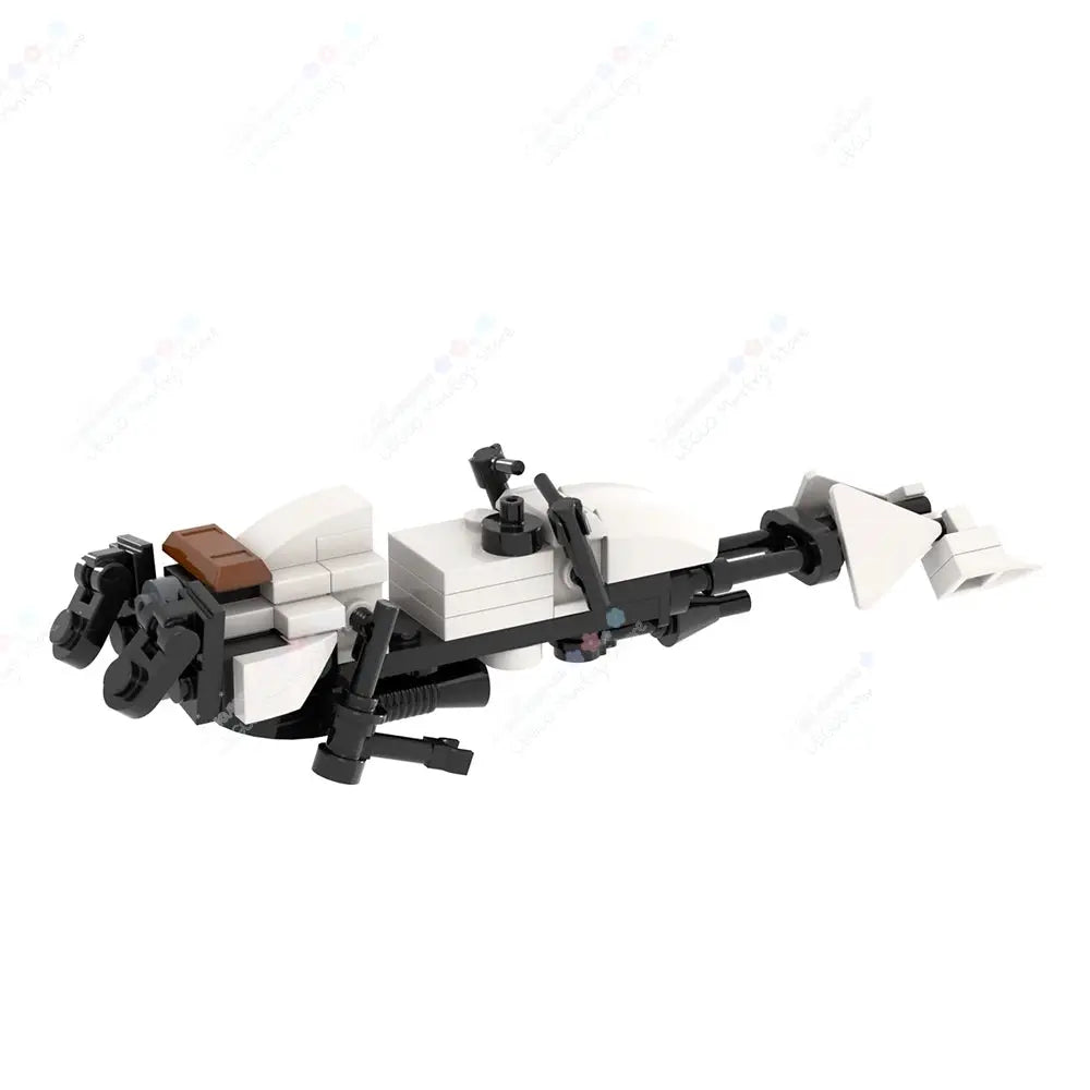 MOC2071 Interstellar Series Scout Flying Bike MOC Building Blocks Sci-Fi Movie Soldiers Air Vehicle Model Assembly Toys For Kids - ToylandEU