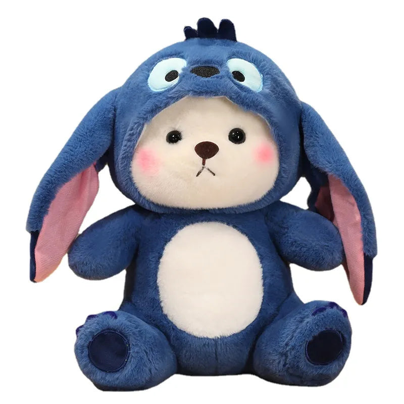 New Kawaii Lena Bears Stitch Plush Doll Turn into Teddy Bear Throw - ToylandEU