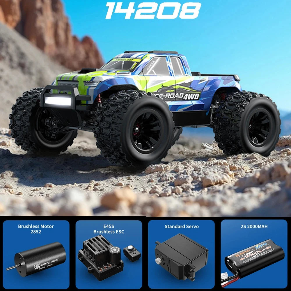 Hyper Go MJX 1/14 RC Car 4WD Brushless High-Speed Off-Road