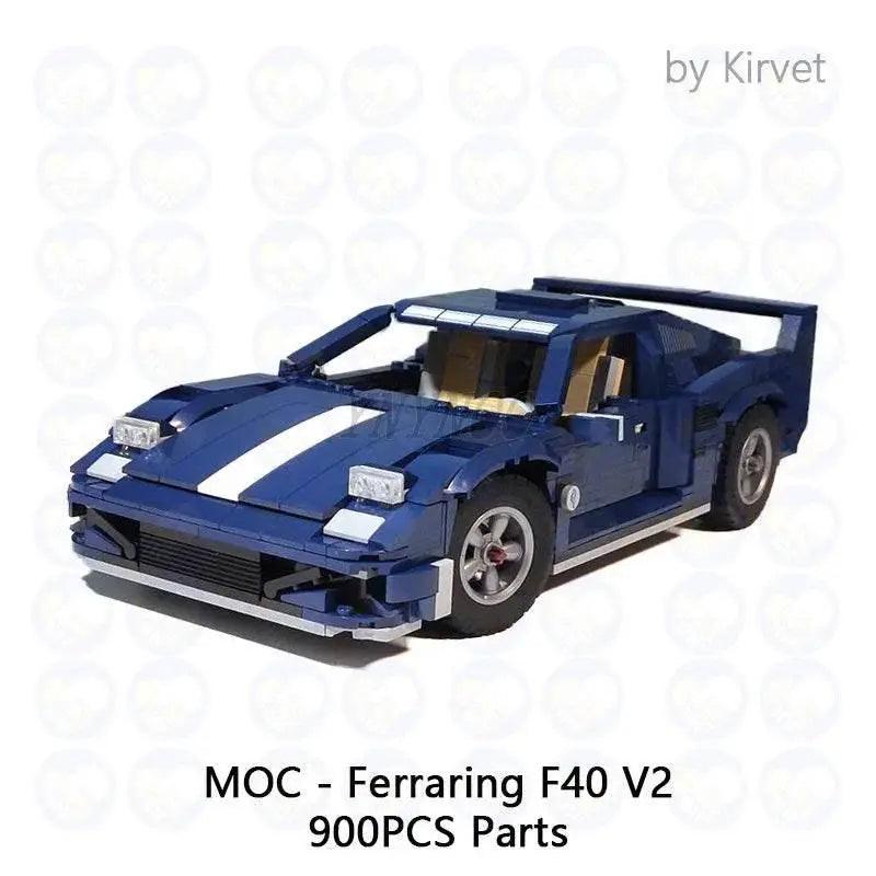New MOC -10265 Cobra Roadster Building Block Bricks Set Building Bricks MOC - ToylandEU