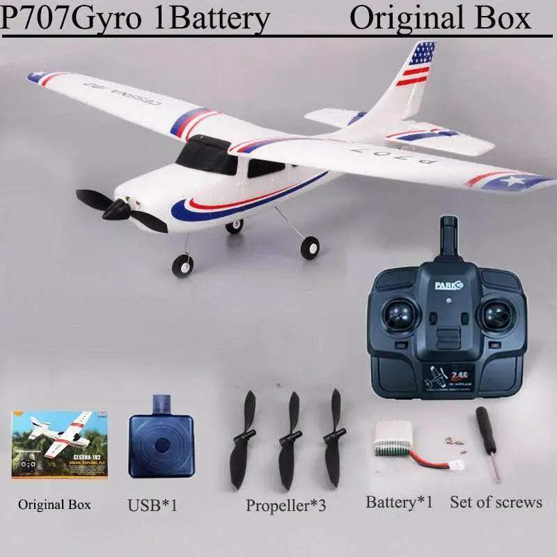 Park10 RC Airplane P707G 2.4G 3D/6G with Gyroscope RTF Plane - ToylandEU