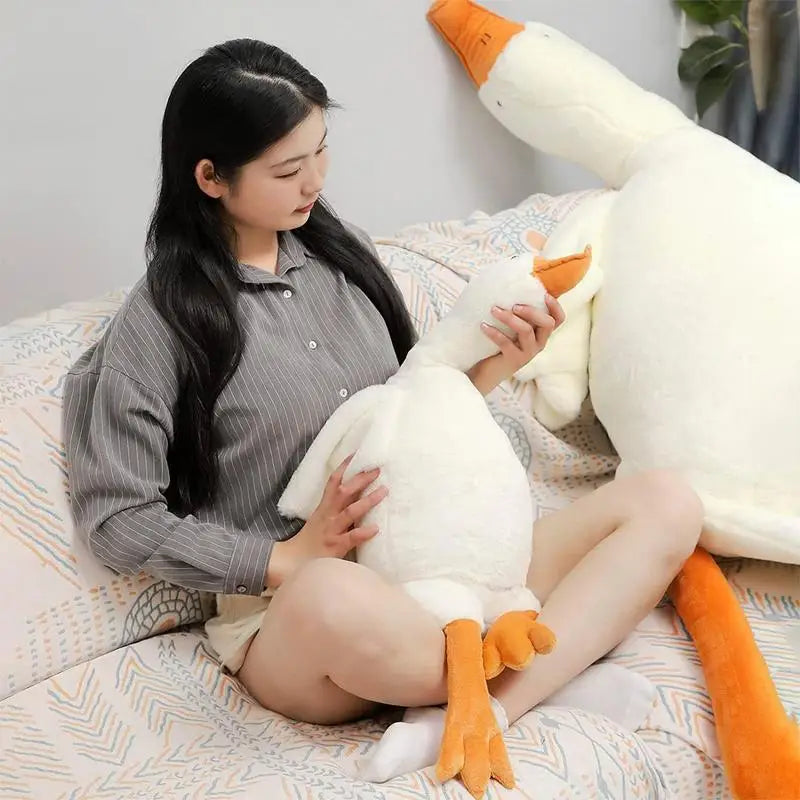 Charming Plush Duck & Goose Pillows - Perfect Soft Toys for Kids