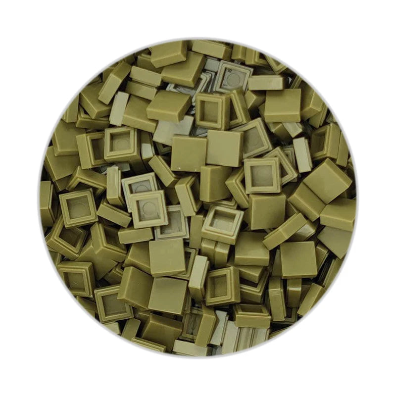 Smooth 1x1 Building Blocks | MOC Pixel Particles | DIY Kids Set