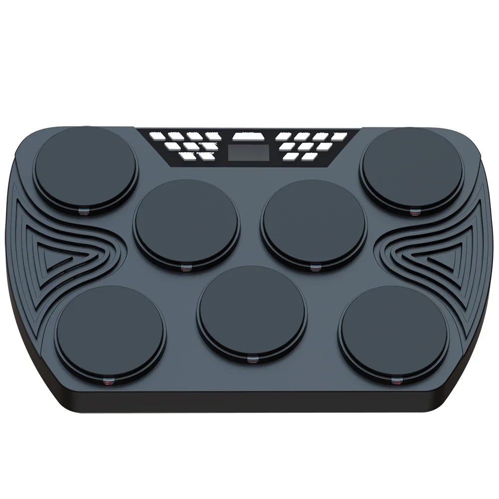 Portable USB Rechargeable Electronic Drum Set With 7 Pads