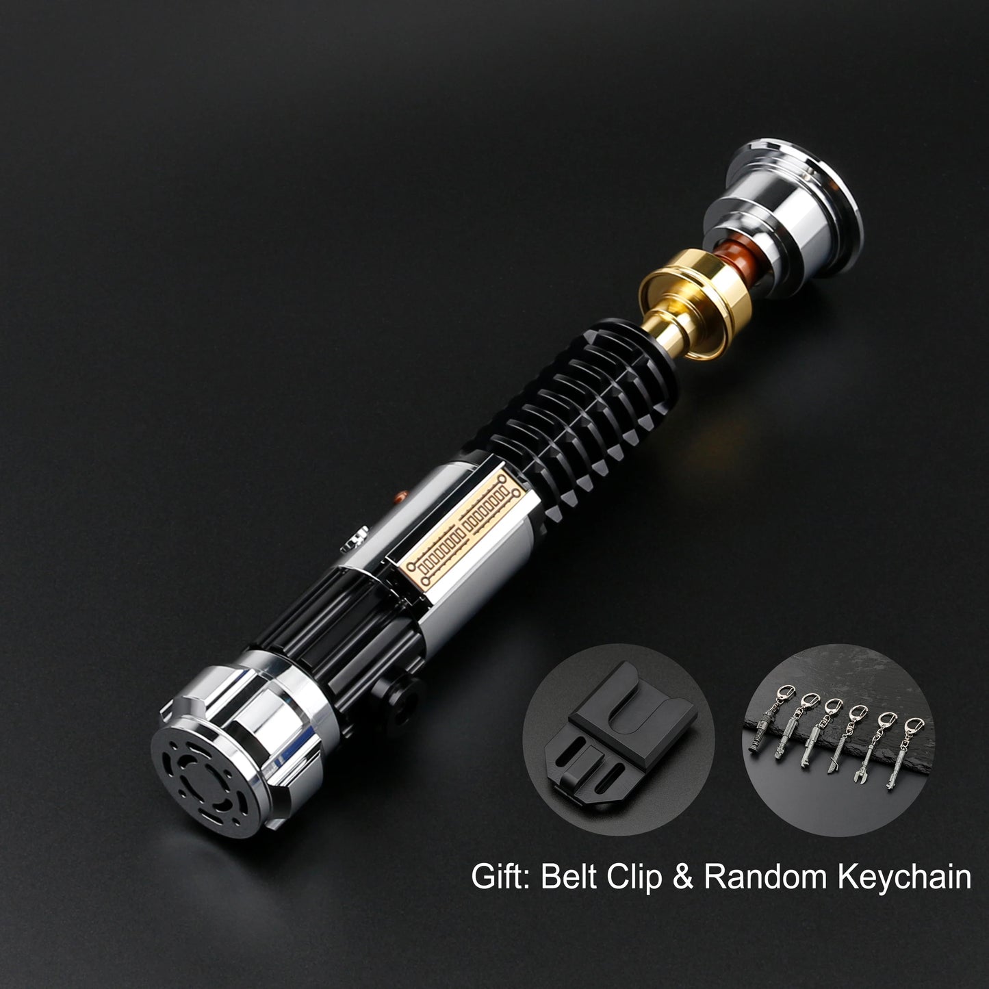 Lightsaber | Neo Pixel SNV4 Smooth Swing | App Control | Obiwan Theme 30cm Hilt
