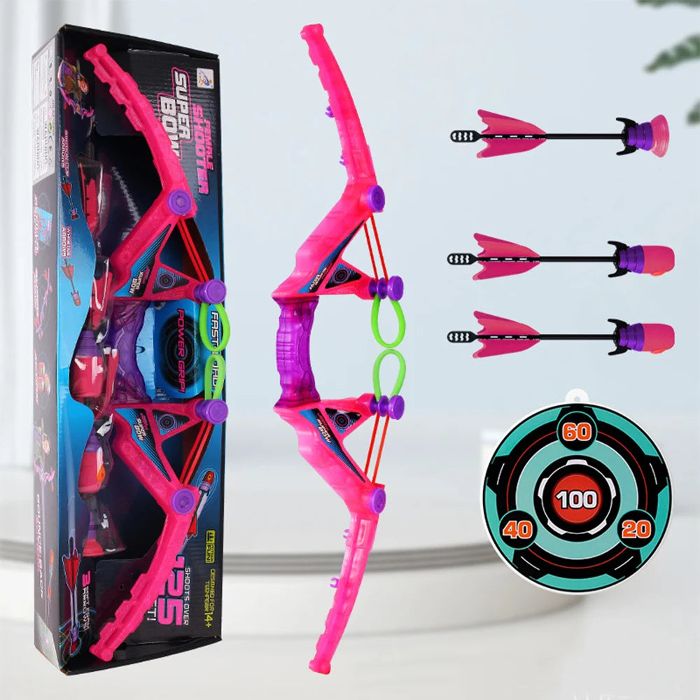 Kids Bow And Arrow Set Safe Outdoor Indoor Target Play