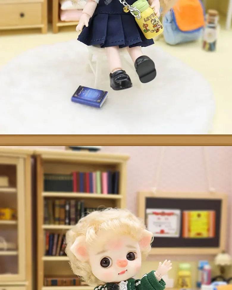 Ob11 Bjd Doll Boy Pig Face Piggy Ball-jointed Mini Doll Gift - ToylandEU
