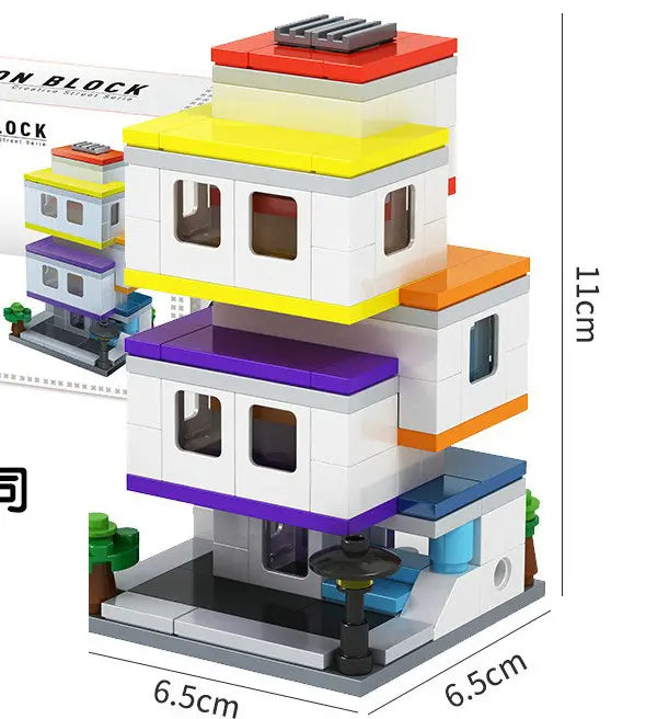 Lego Compatible Building Blocks | Mini City Street View Set | Small Blocks | 14+