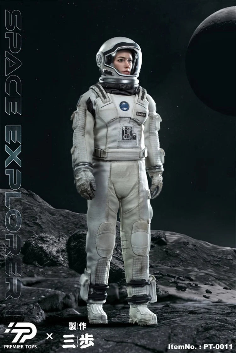 Action Figure Set | Scale 1 To 6 | Space Explorers Female Soldier | 12 Inch
