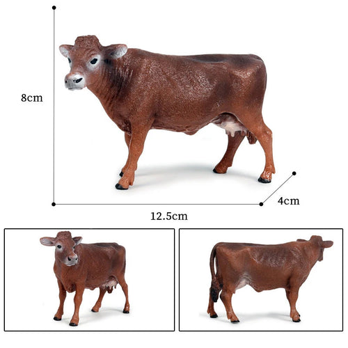 Lifelike Cattle Figurine High Quality Solid Plastic Farm Animals Model ToylandEU.com Toyland EU