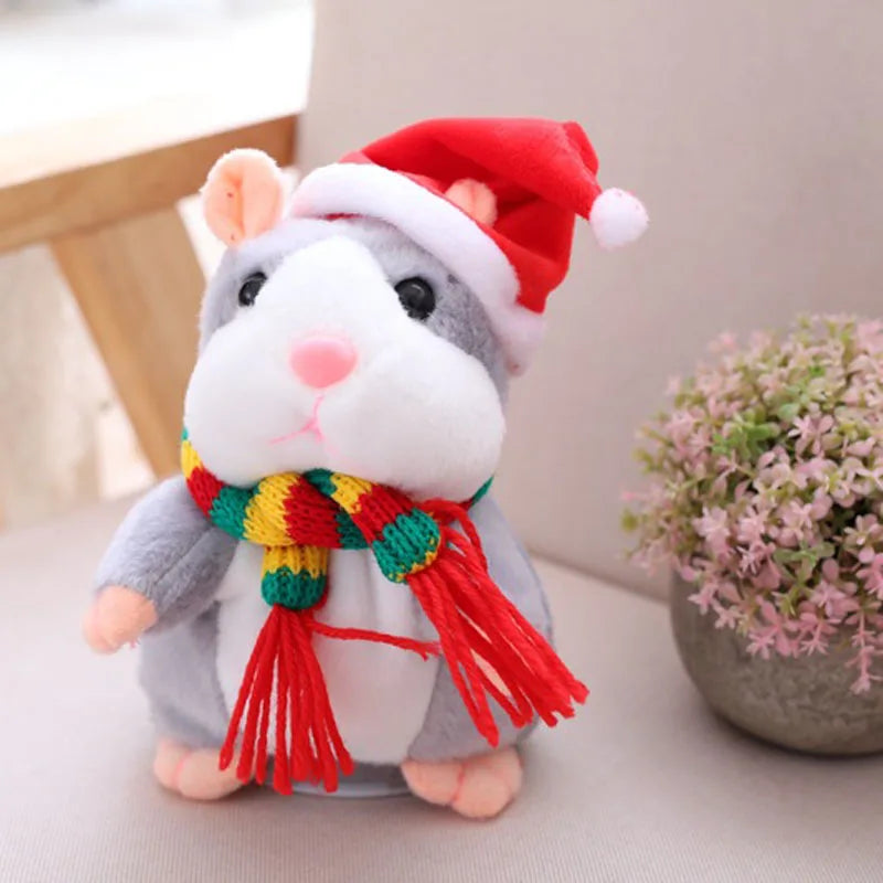 Chatty Hamster Interactive Plush Toy with Recording and Repeat Function - ToylandEU