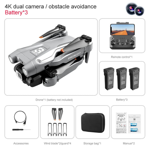 MINI Z908 Pro 4K HD Dual ESC Camera Professional Drone WIFI FPV ToylandEU.com Toyland EU