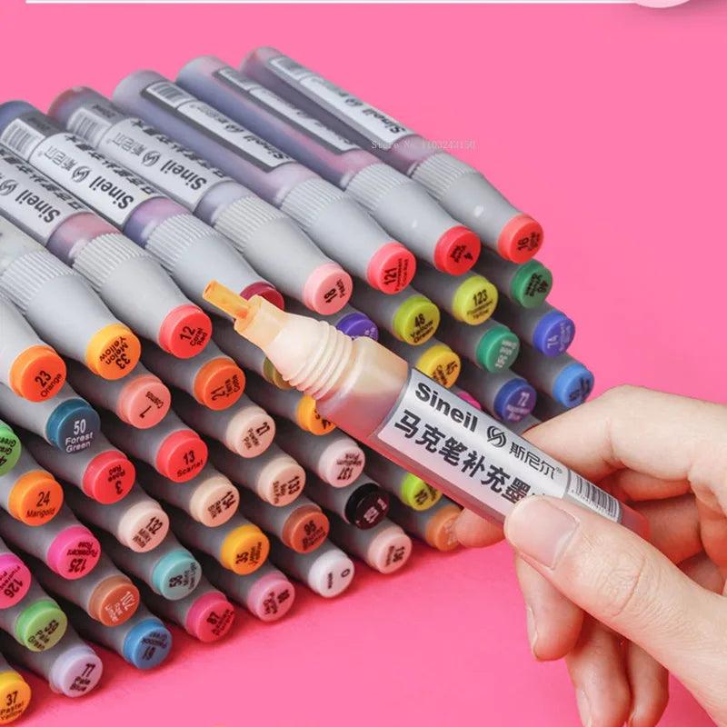 Marker Refill Ink | Quick Dry Formula | Toylandeu™