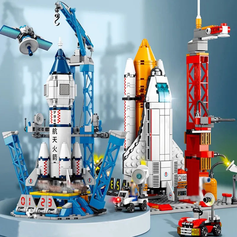 Space Shuttle Model Building Blocks - Aerospace Educational Toy - ToylandEU