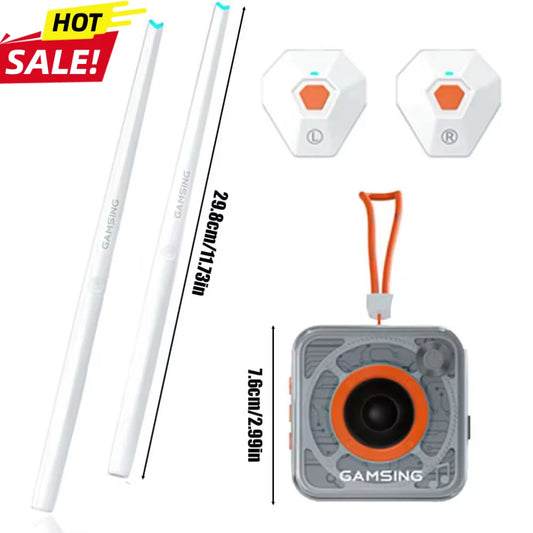 Portable Air Drum Kit With Motion Sensors For Beginners