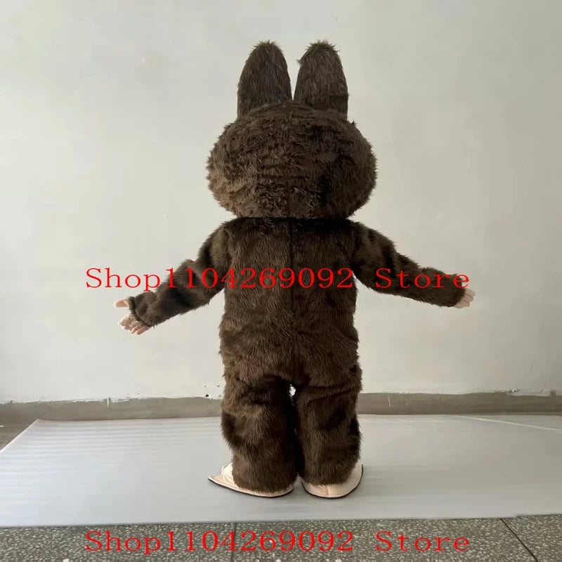 Cartoon Bunny Mascot Costume | Adult Size | Water Washable | Halloween Carnival