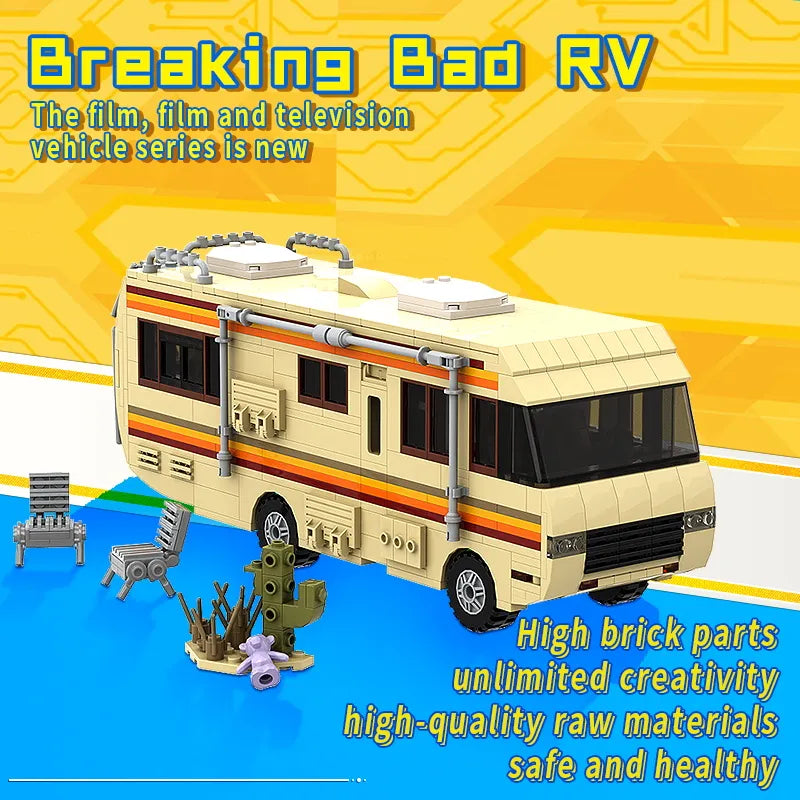 Breaking Bad Pinkman's RV Building Blocks Kit - ToylandEU