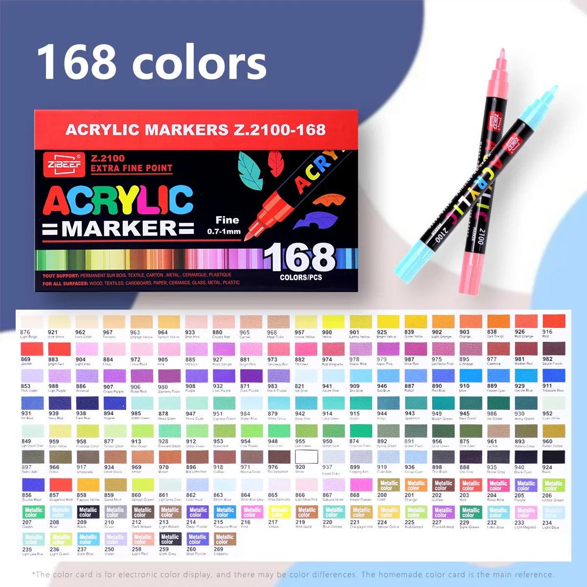 Acrylic Paint Markers | Fine Tip Set | Toylandeu™