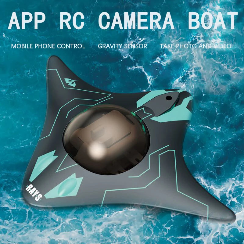 Mini WIFI RC Boat with Real-time Underwater Camera