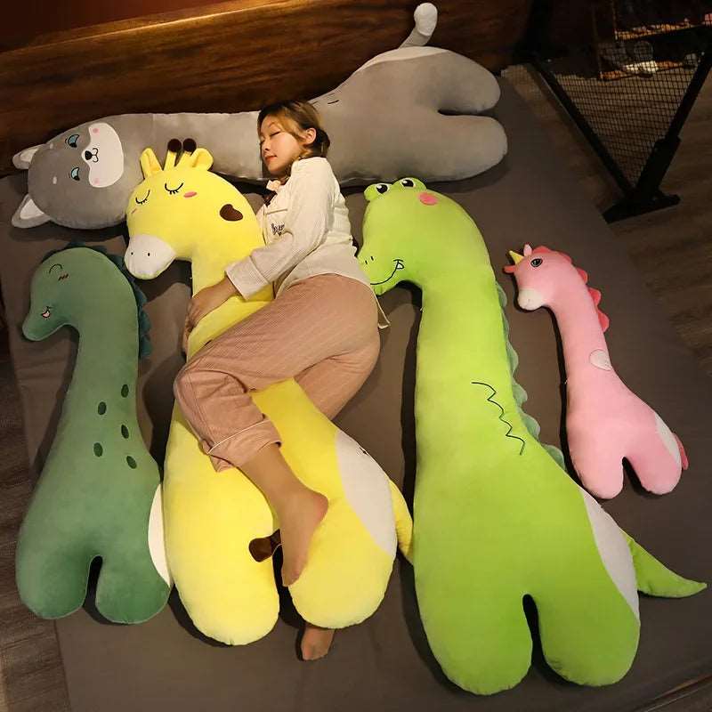 150cm Giant Stuffed Animal Plush Pillow Cute Large Long Unicorn Pillow - ToylandEU