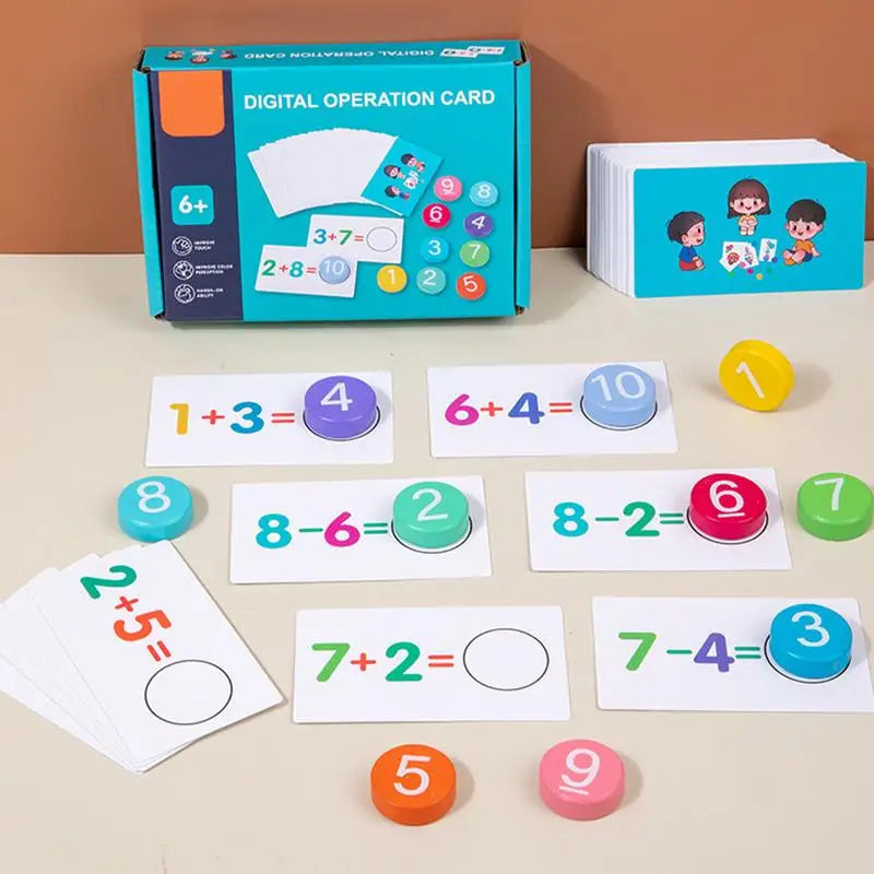 Early Learning Math Flash Cards for Neurocognitive and Motor Skill Development - ToylandEU