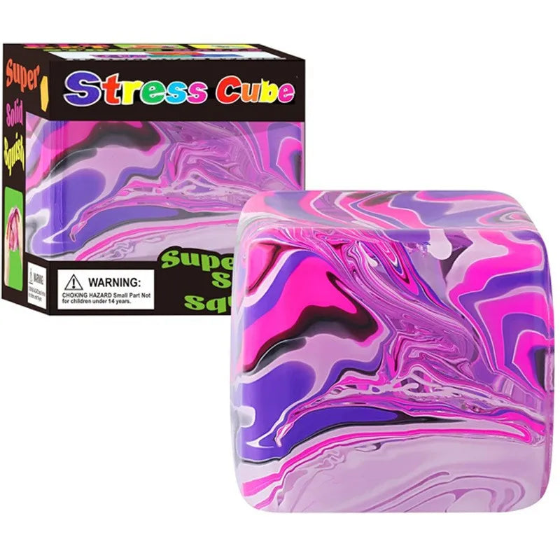 Sensory Cube | Stress Relief Squeeze | Focus Aid For Teens
