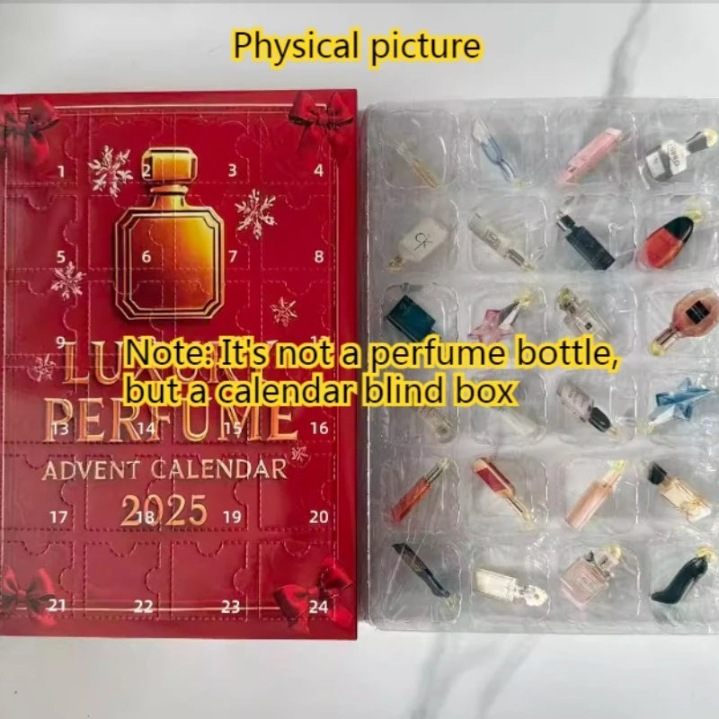 Advent Calendar | 24 Day Blind Box Pendants | 2D Acrylic Countdown | Unisex Christmas Gift
