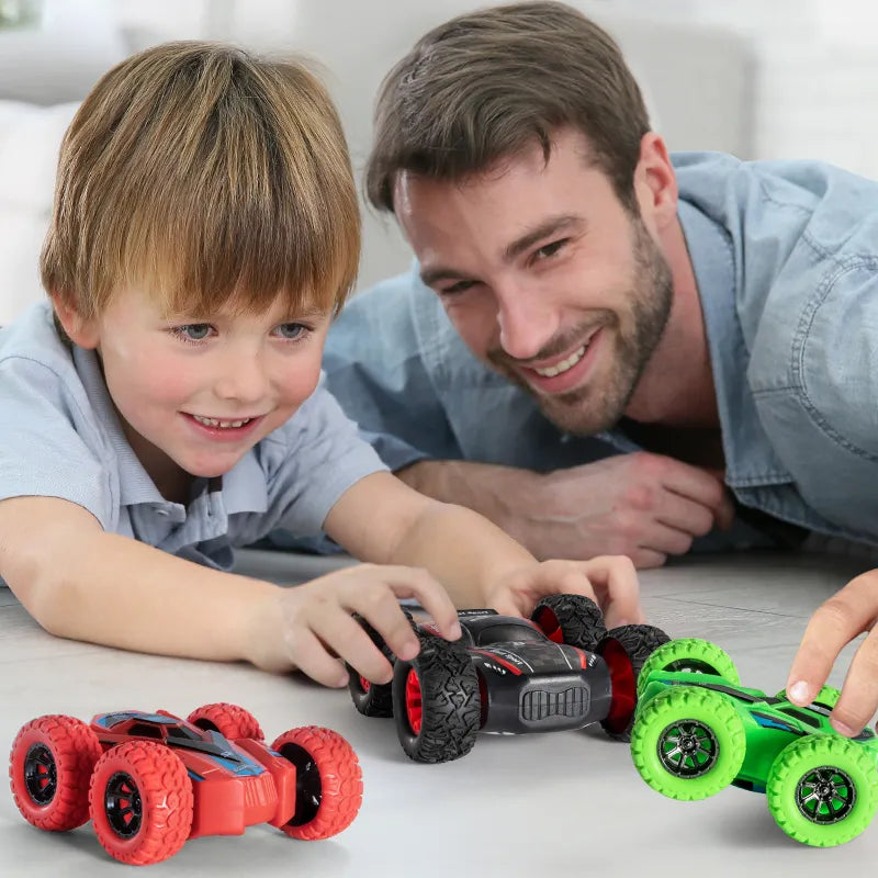 TEMI Kids' Inertia-Powered 360 Degree Double-Sided Stunt Car - ToylandEU