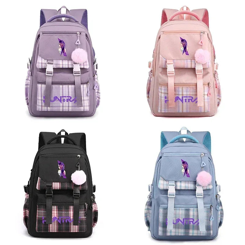 Anime Demon Hunters Backpack Large Capacity Unisex School Bag - ToylandEU