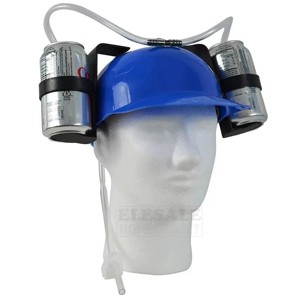 Creative Plastics Beverage Helmet Headgear Hat Type With straw Beer Beverage Hat Drinking Helmet - ToylandEU