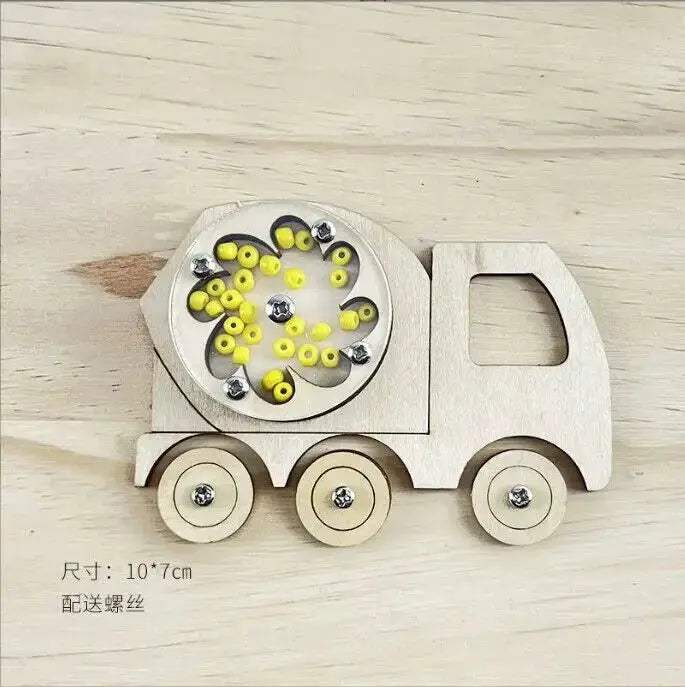 Montessori Busy Board Wooden Toy For Sensory Learning - ToylandEU