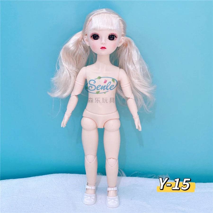 Bjd Doll Body 1/6 Manga Face Anime 3D Eyes 30cm Doll - ToylandEU