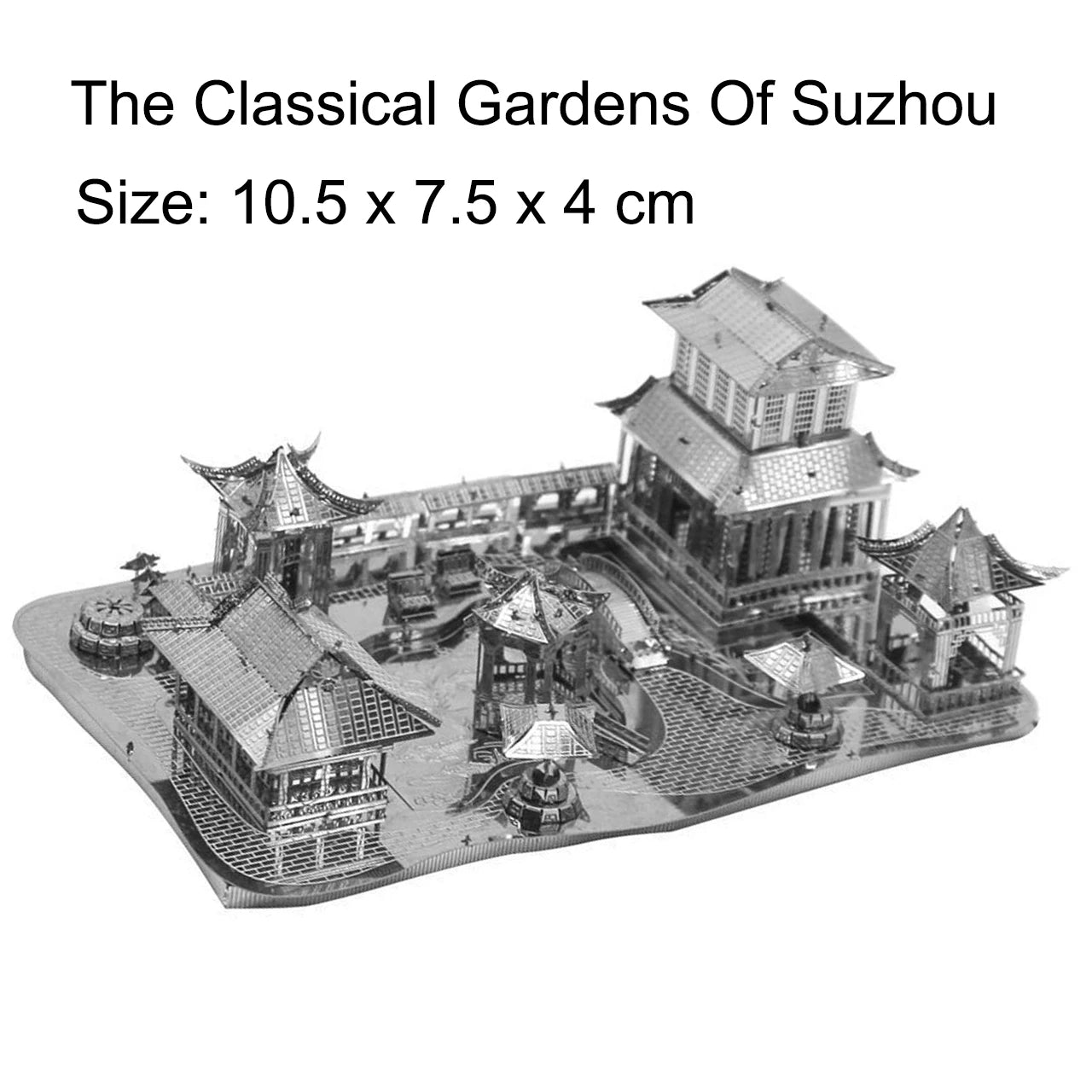 3D Metal Puzzle | Tokyo Skytree Model | Laser Cut DIY Kit | Desktop Decoration