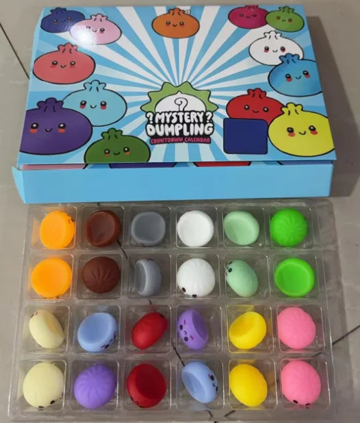 Squishy Advent Calendar | 2026 Slow Rising Toys | Stress Relief Fidgets